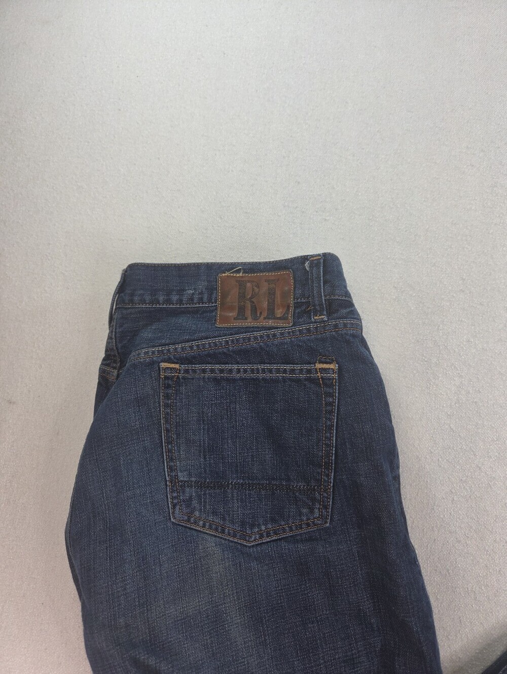 Ralph Lauren Mercer Low Rise Button Fly Jeans 34x32 - Picture 2 of 8